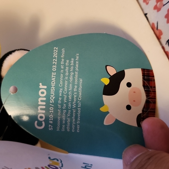 Brand new Squishmallows  Connor the Cow Pillow - Picture 8 of 8